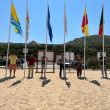 Hastear Bandeiras na Praia do Salgado